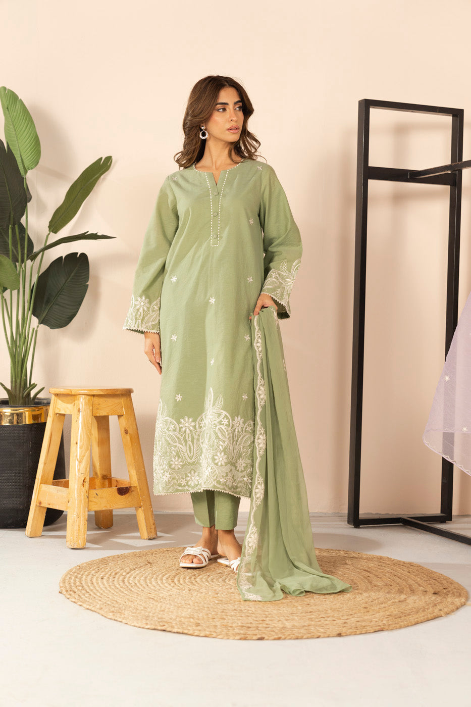 RTW | SHIRT, TROUSER & DUPATTA