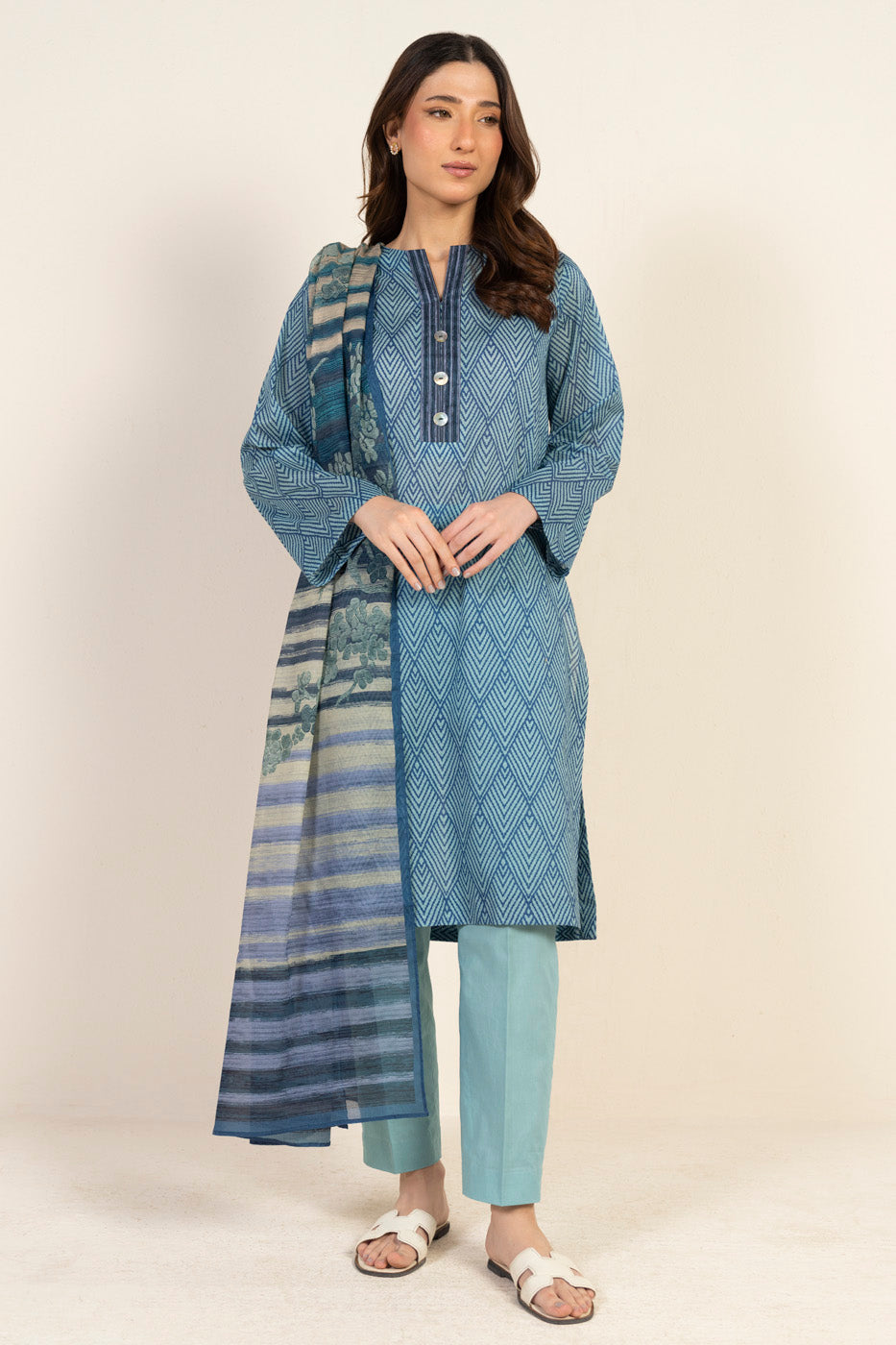 RTS  | SHIRT, TROUSER & DUPATTA