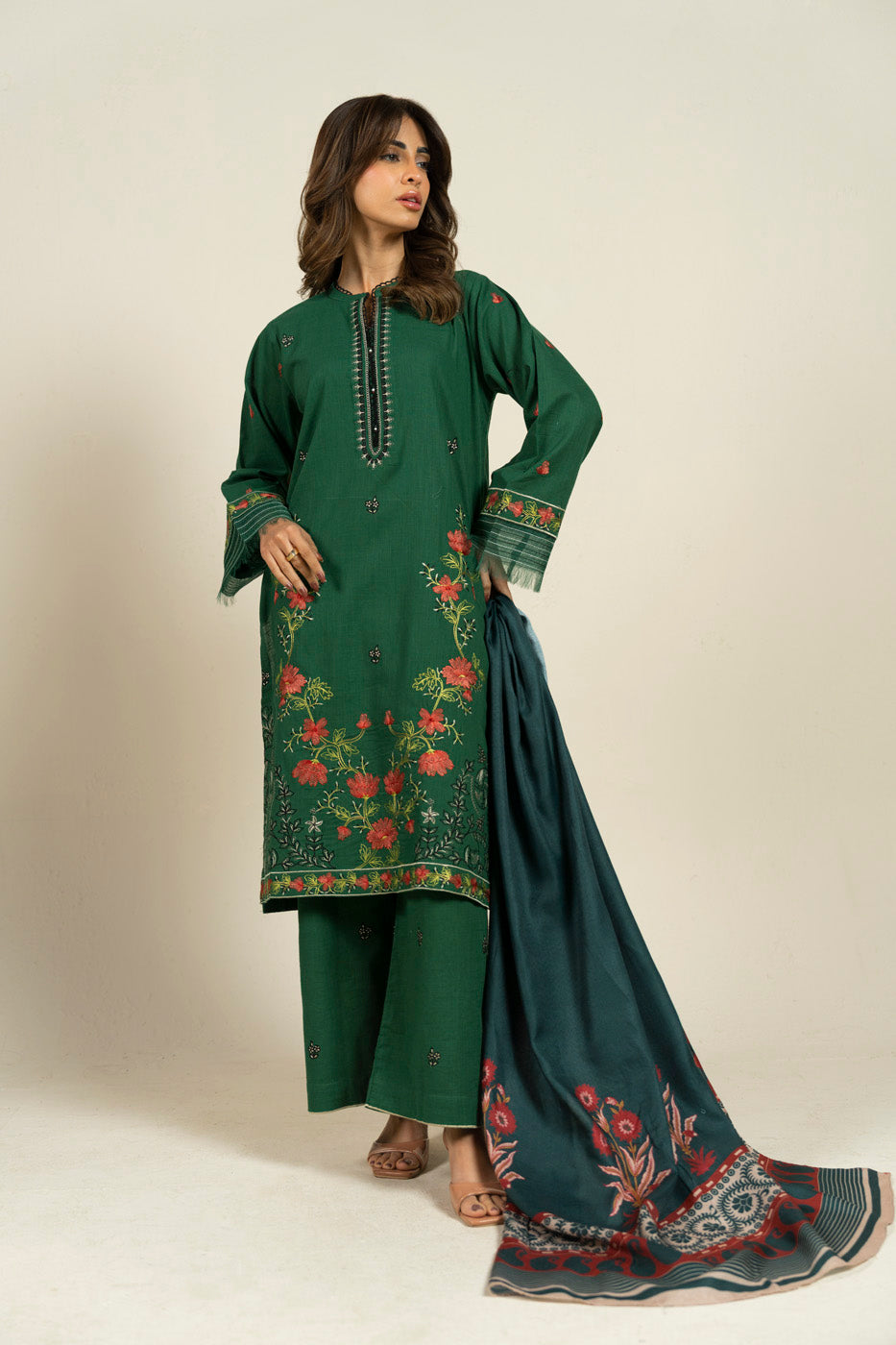 RTW | SHIRT, TROUSER & DUPATTA