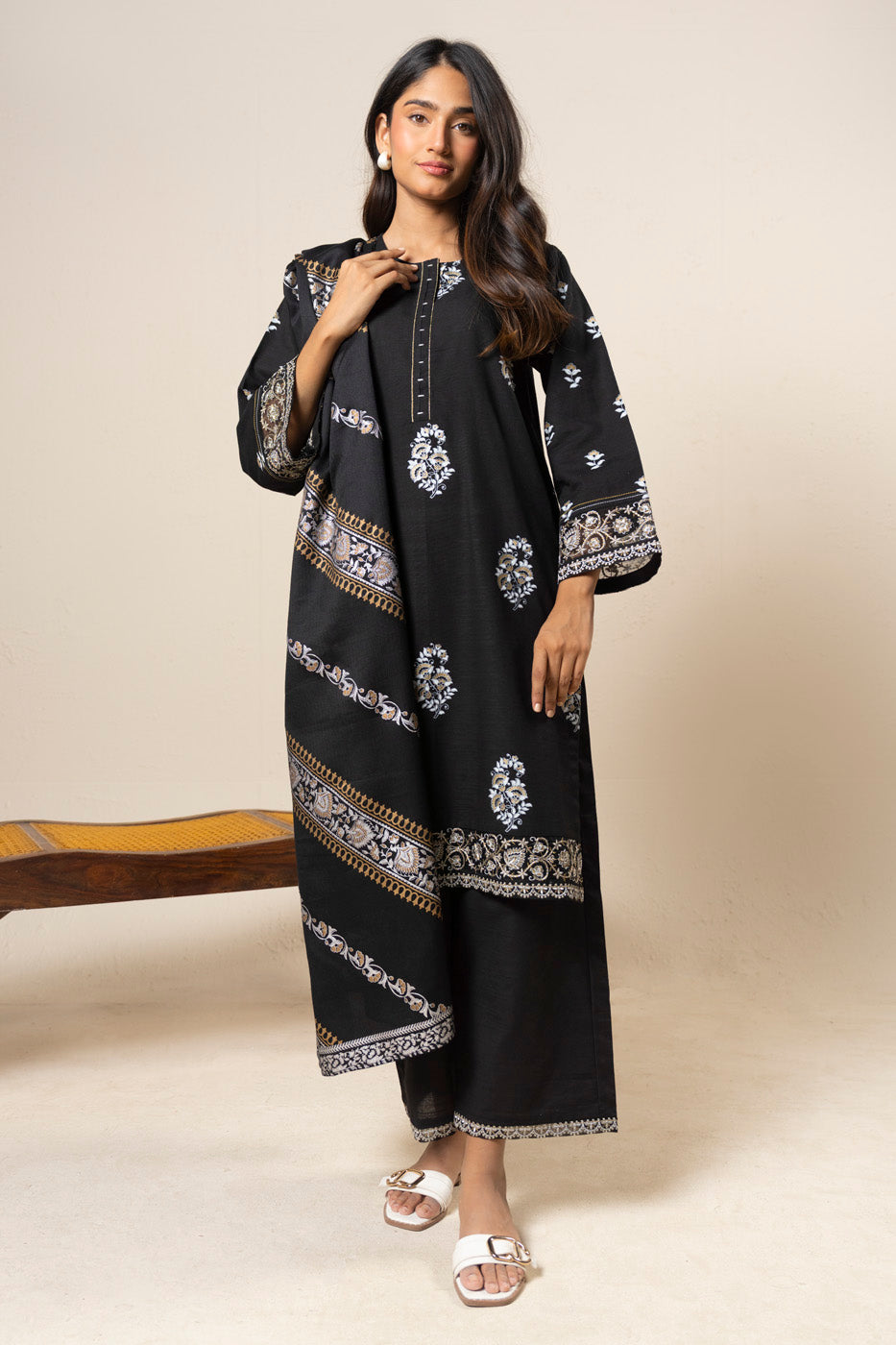 RTW | SHIRT, CULOTTE & DUPATTA