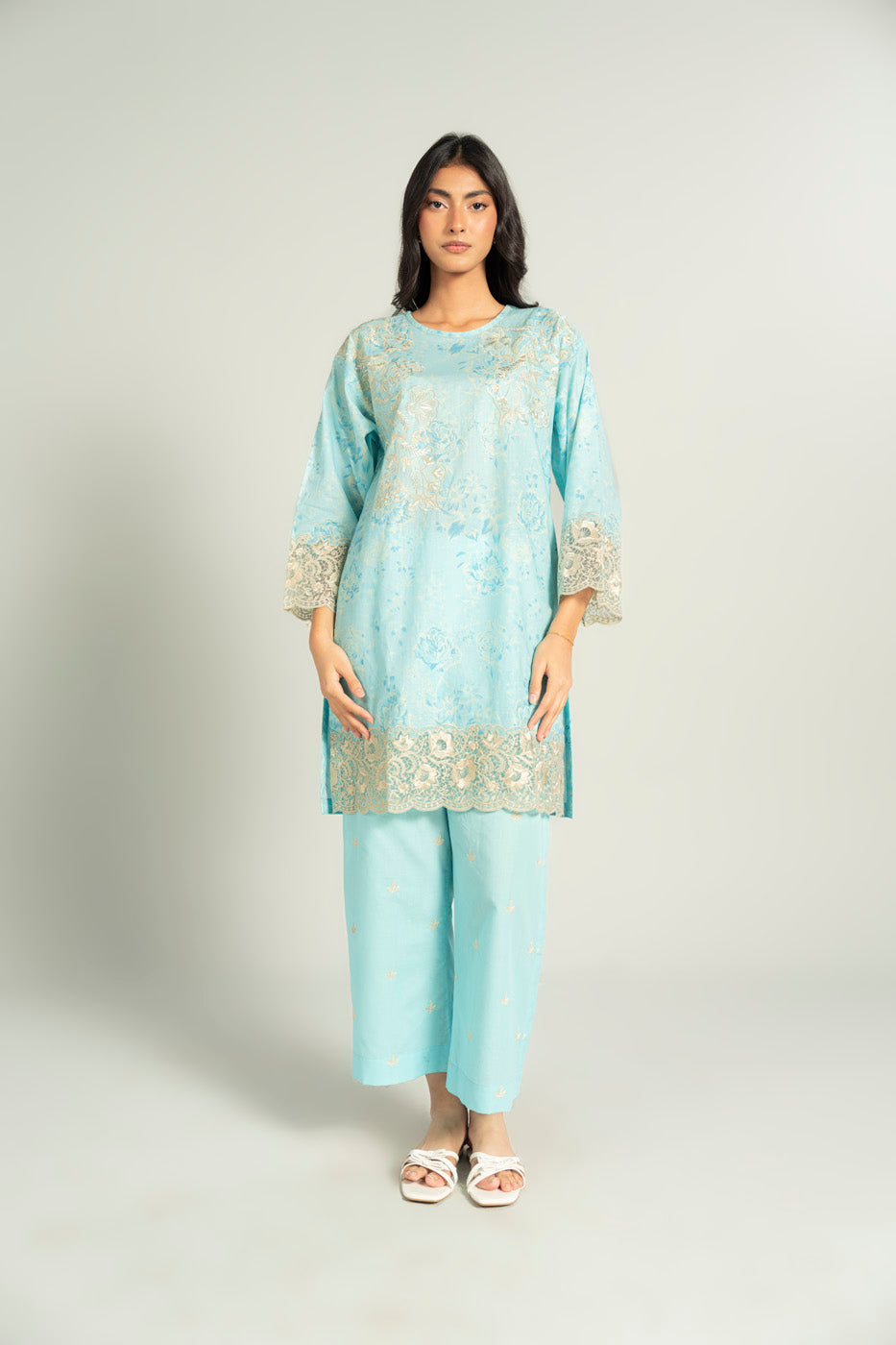 RTW | SHIRT, CULOTTE & DUPATTA