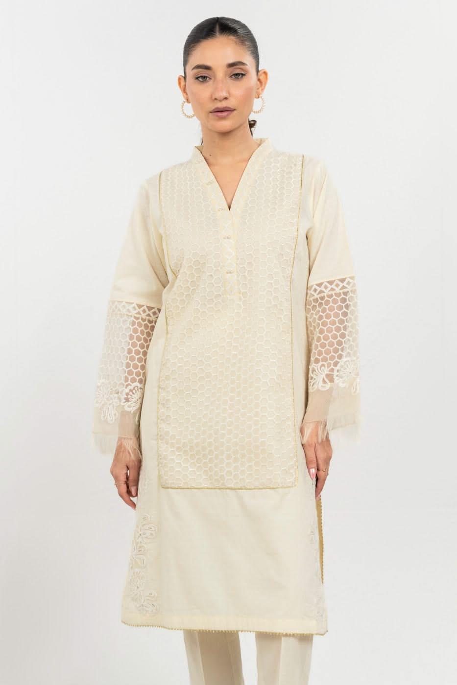 Stitched - Embroidered Yarn Dyed Outfit