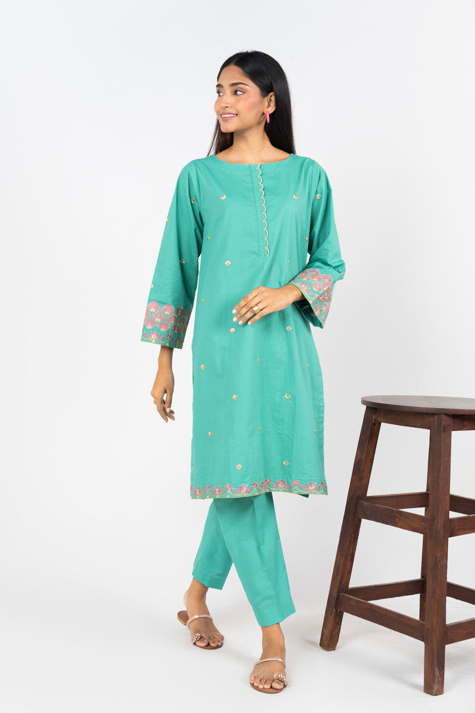 RTW | SHIRT & DUPATTA