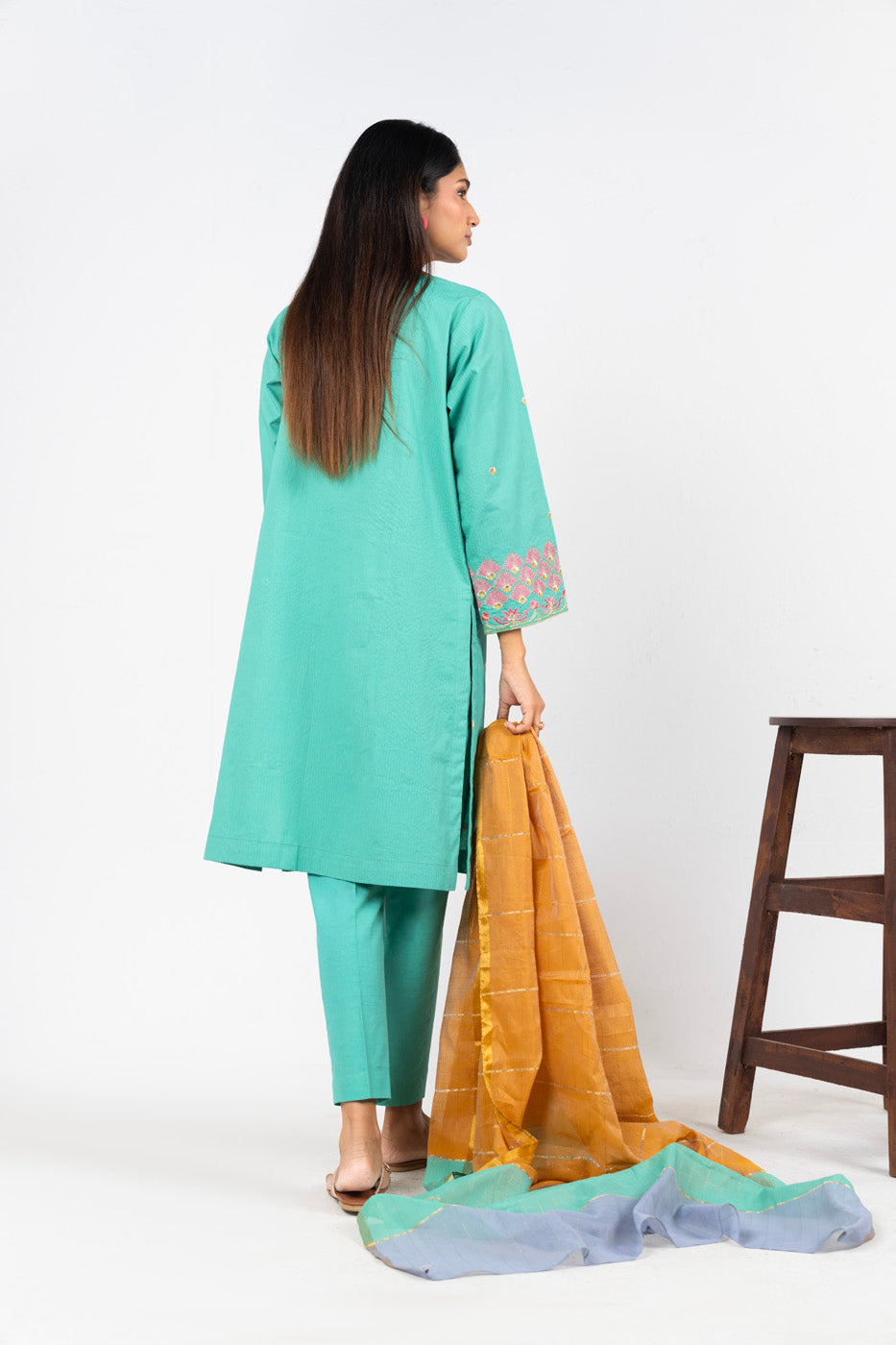 RTW | SHIRT & DUPATTA