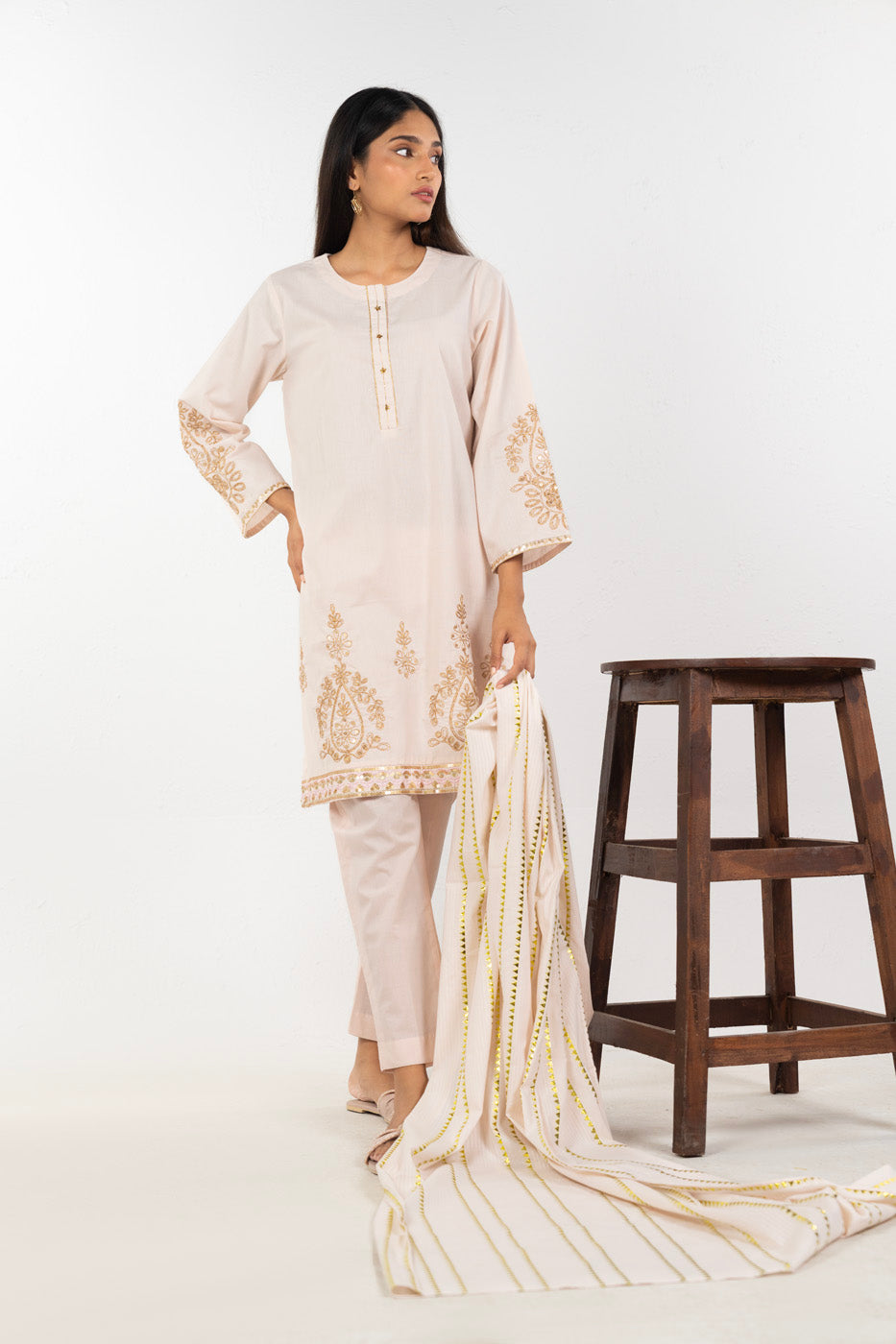RTW | SHIRT & DUPATTA