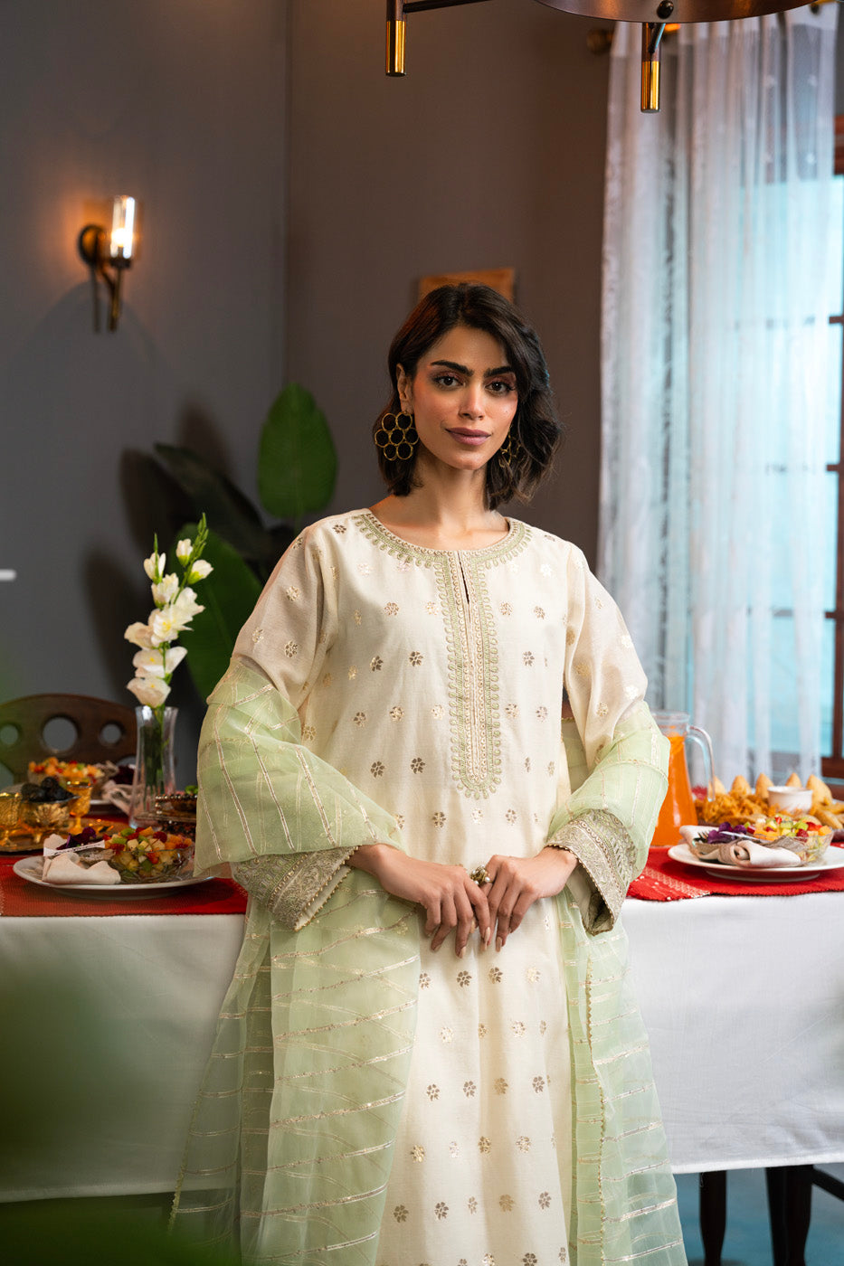 RTW | SHIRT & DUPATTA