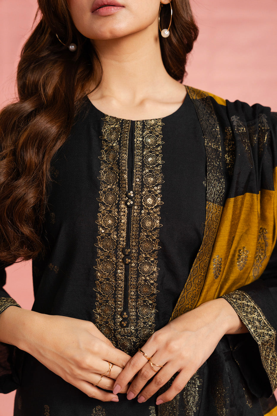 RTW | SHIRT & DUPATTA