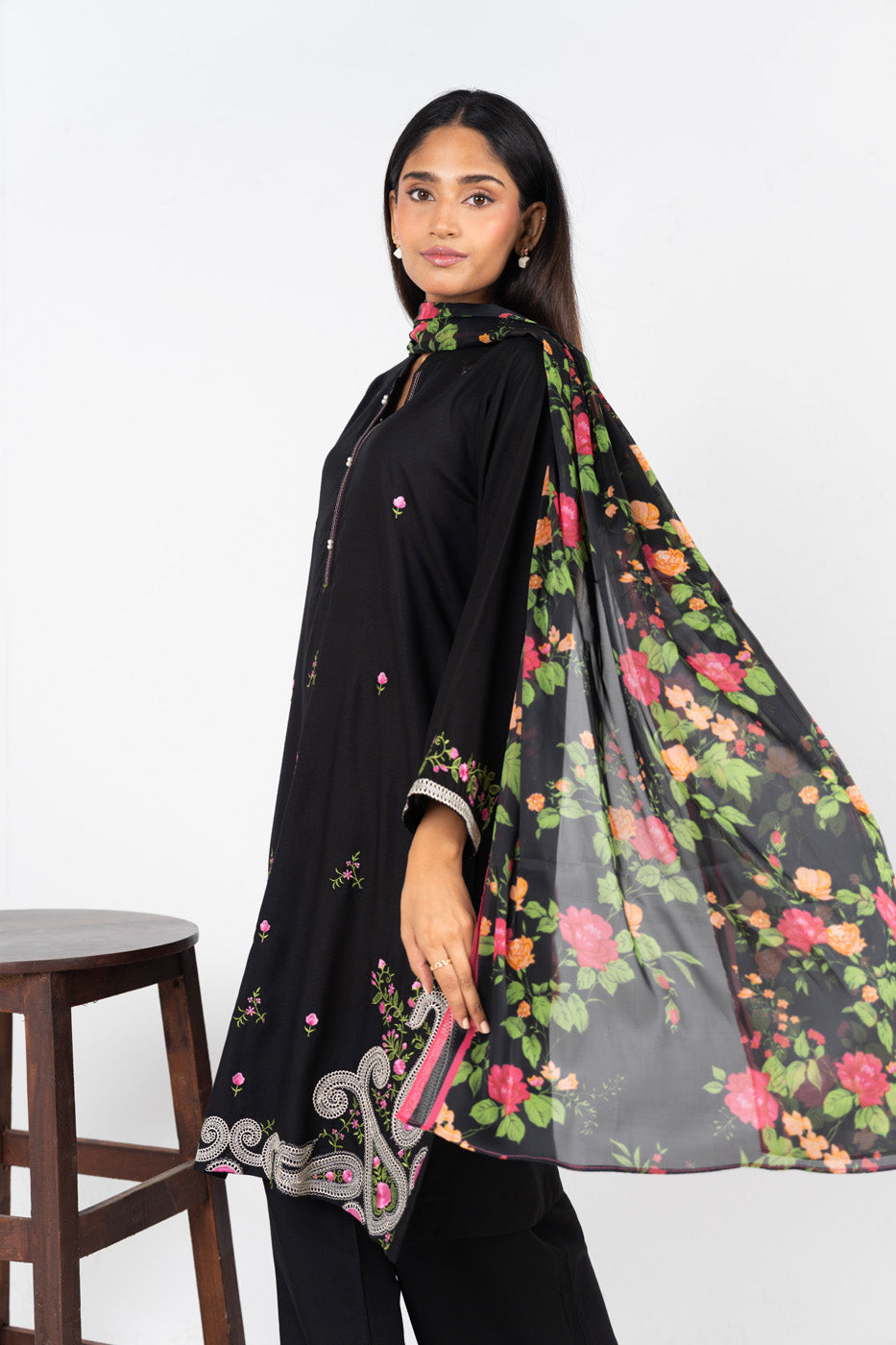 RTW | SHIRT, CULOTTE & DUPATTA