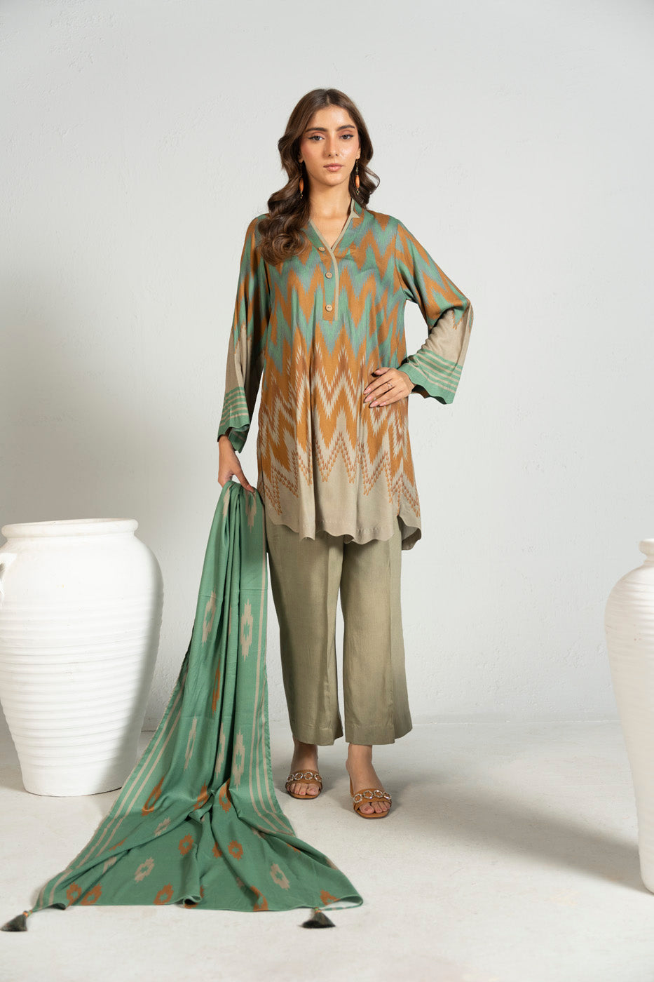 RTS | SHIRT , TROUSER & DUPATTA