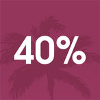 Flat 40%