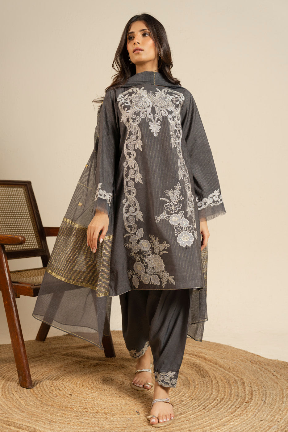 RTW | SHIRT, TROUSER & DUPATTA