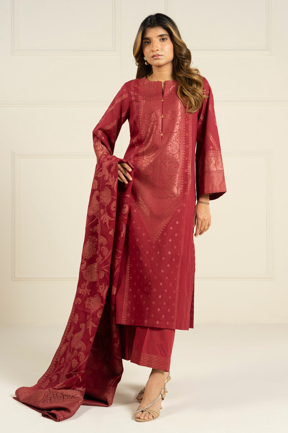 RTW | SHIRT, TROUSER & DUPATTA