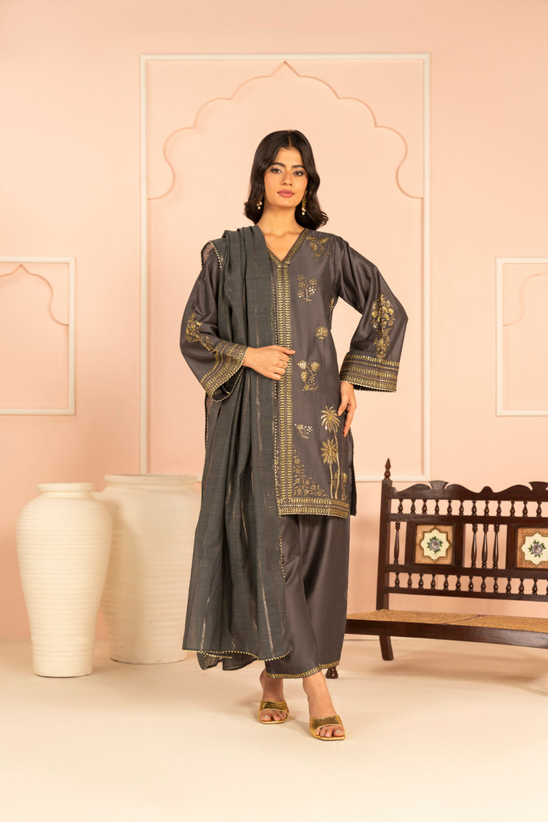 RTW | SHIRT, TROUSER & DUPATTA