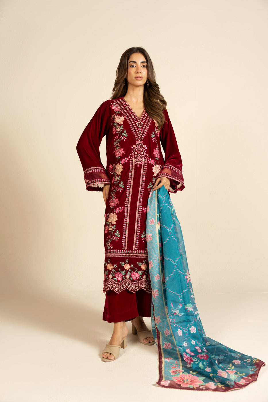 RTW | SHIRT, CULOTTE & DUPATTA