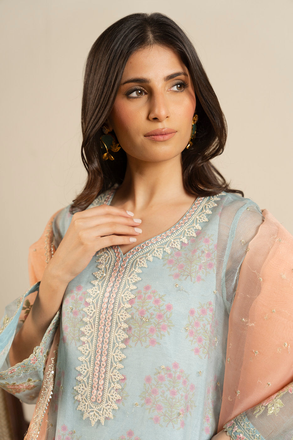 RTW | SHIRT, TROUSER & DUPATTA