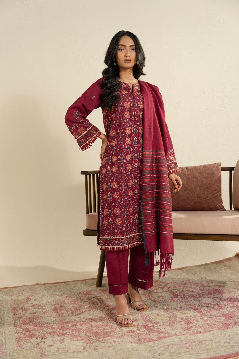 RTS | SHIRT, TROUSER & SHAWL