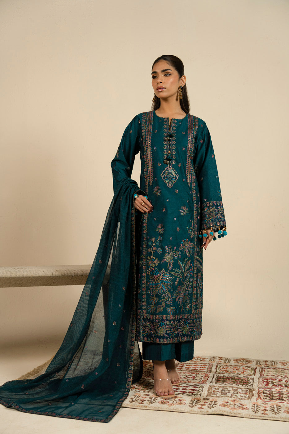 RTS  | SHIRT, TOUSER & DUPATTA