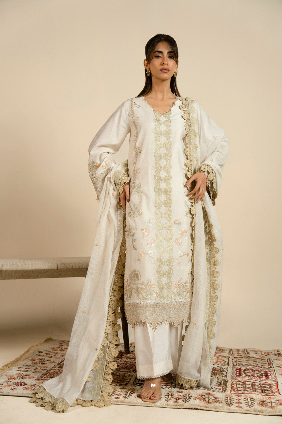 RTS  | SHIRT, TOUSER & DUPATTA