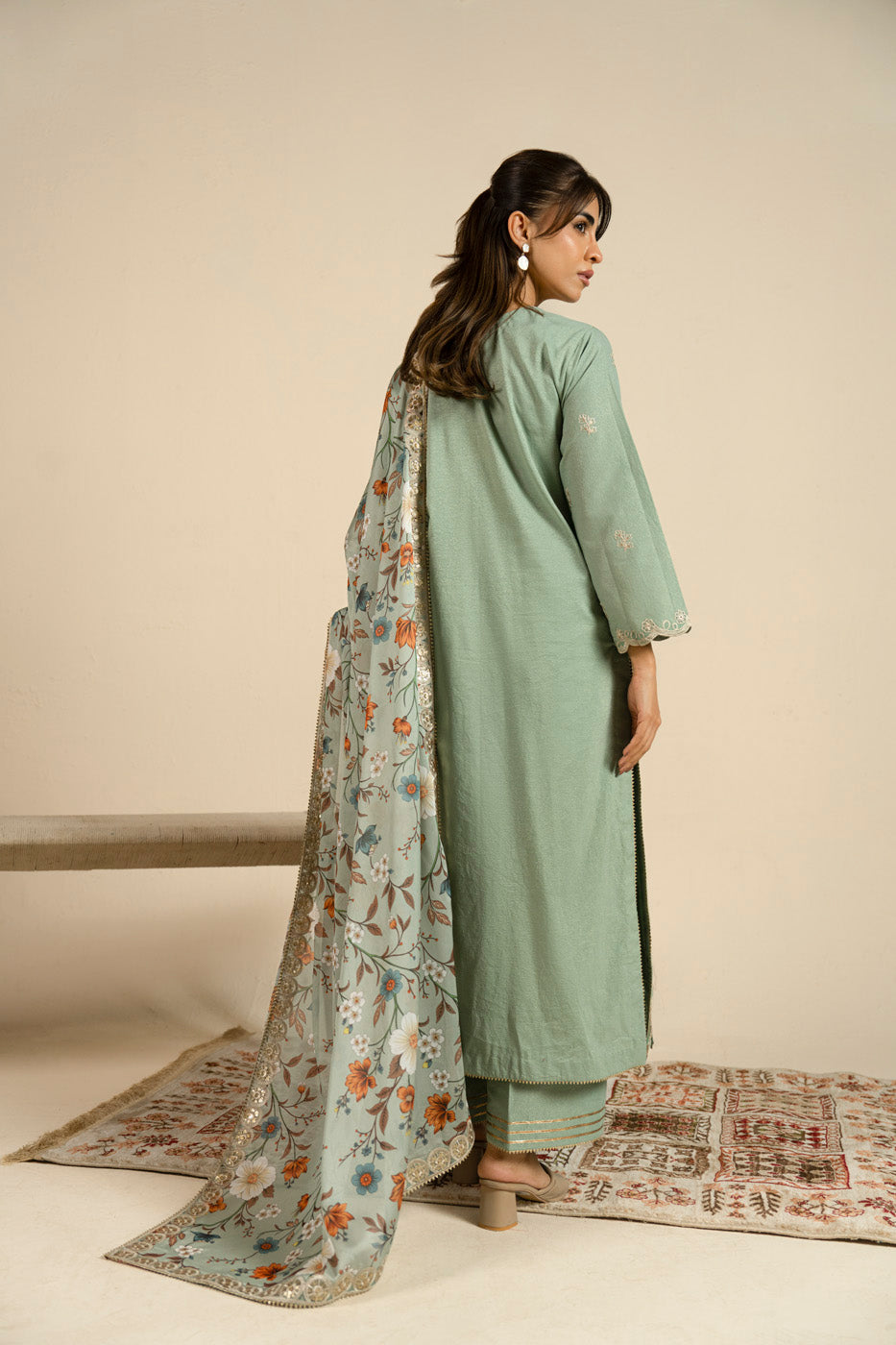 RTS  | SHIRT, TOUSER & DUPATTA