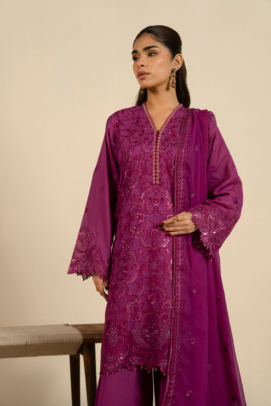 RTS  | SHIRT, TOUSER & DUPATTA