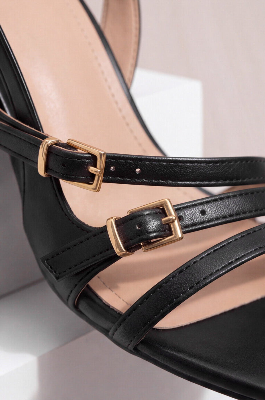 STRAPPY SLINGBACK HEELS