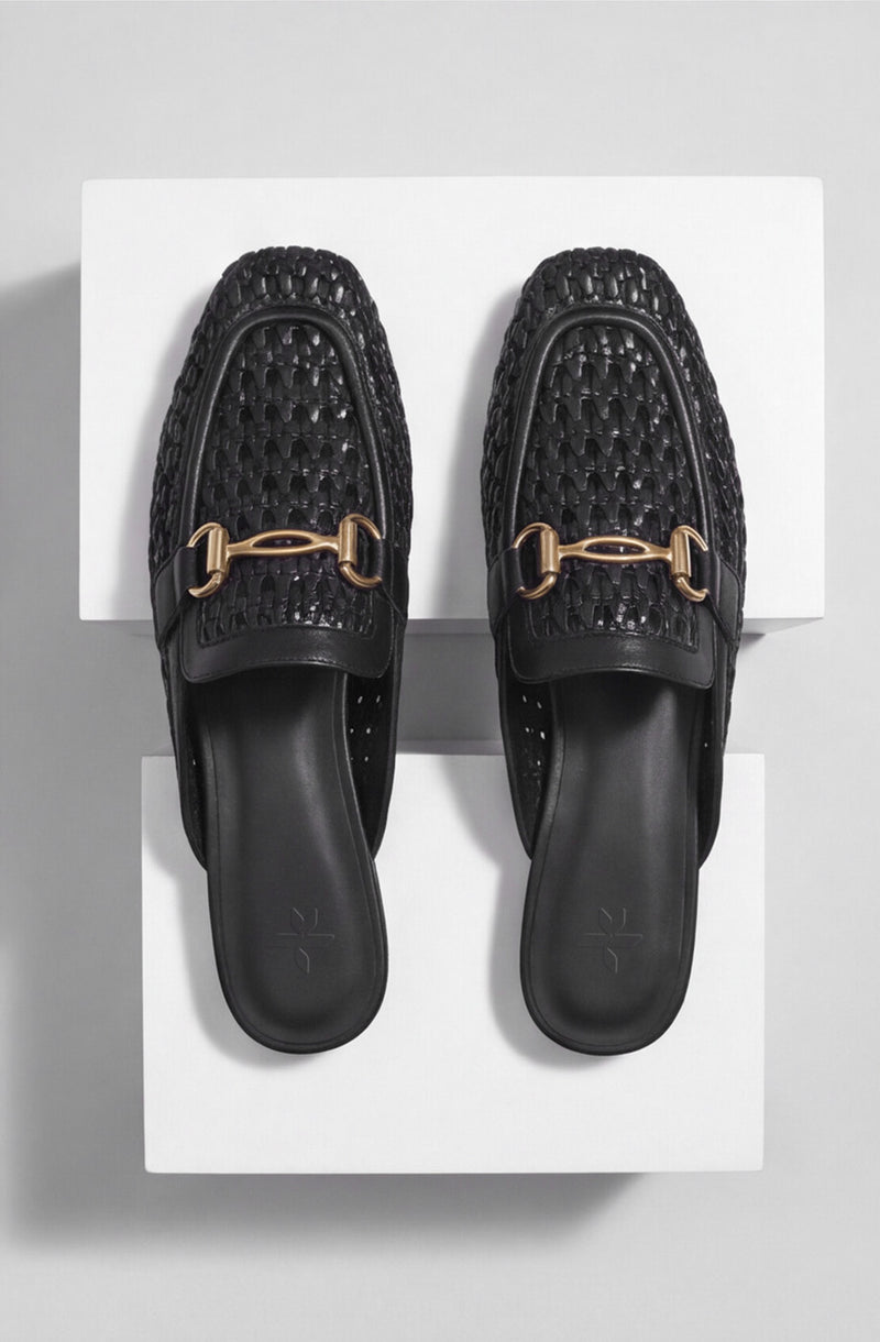 WIDE STRAP MULES