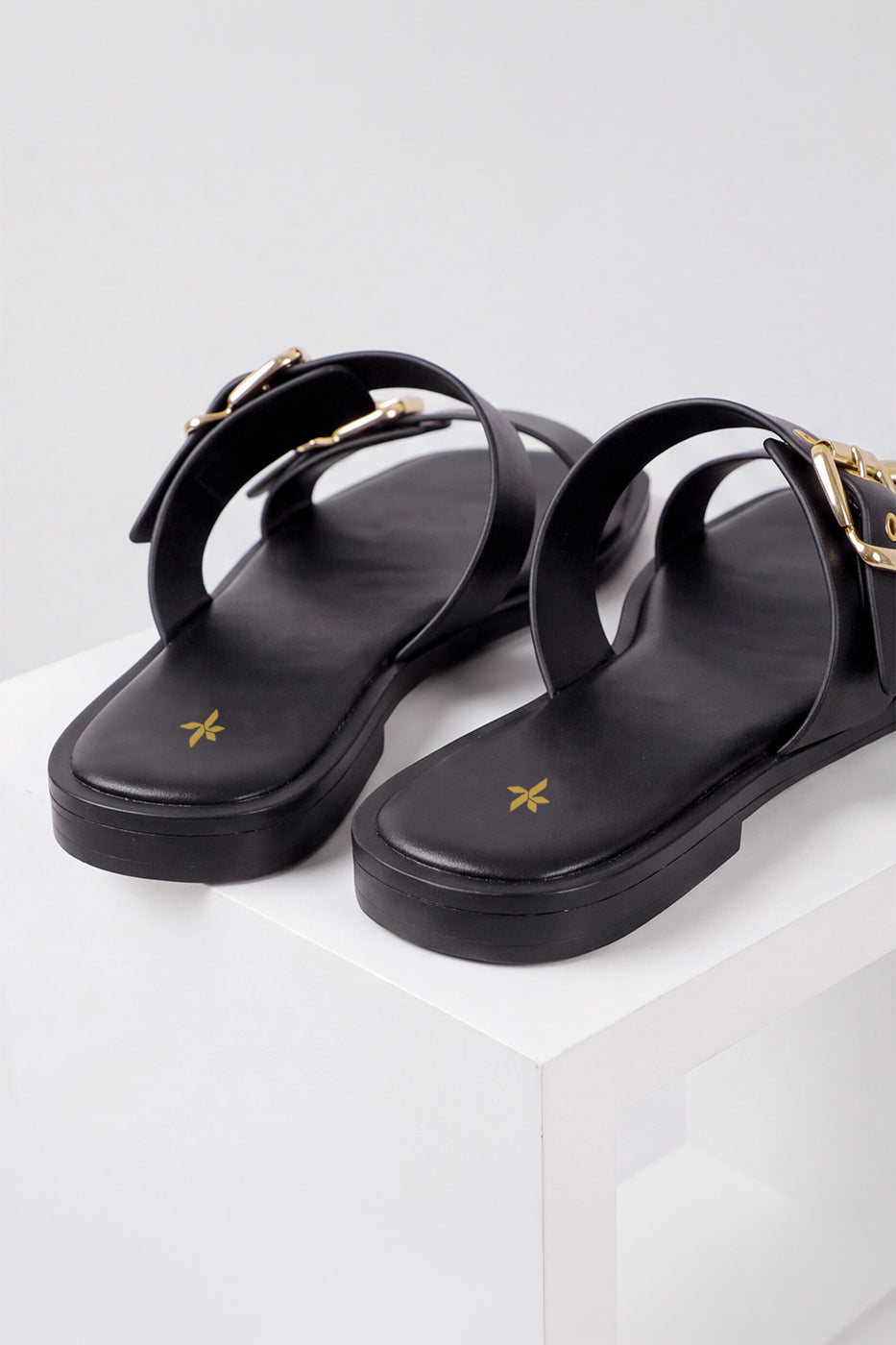 DOUBLE BUCKLE SLIDES