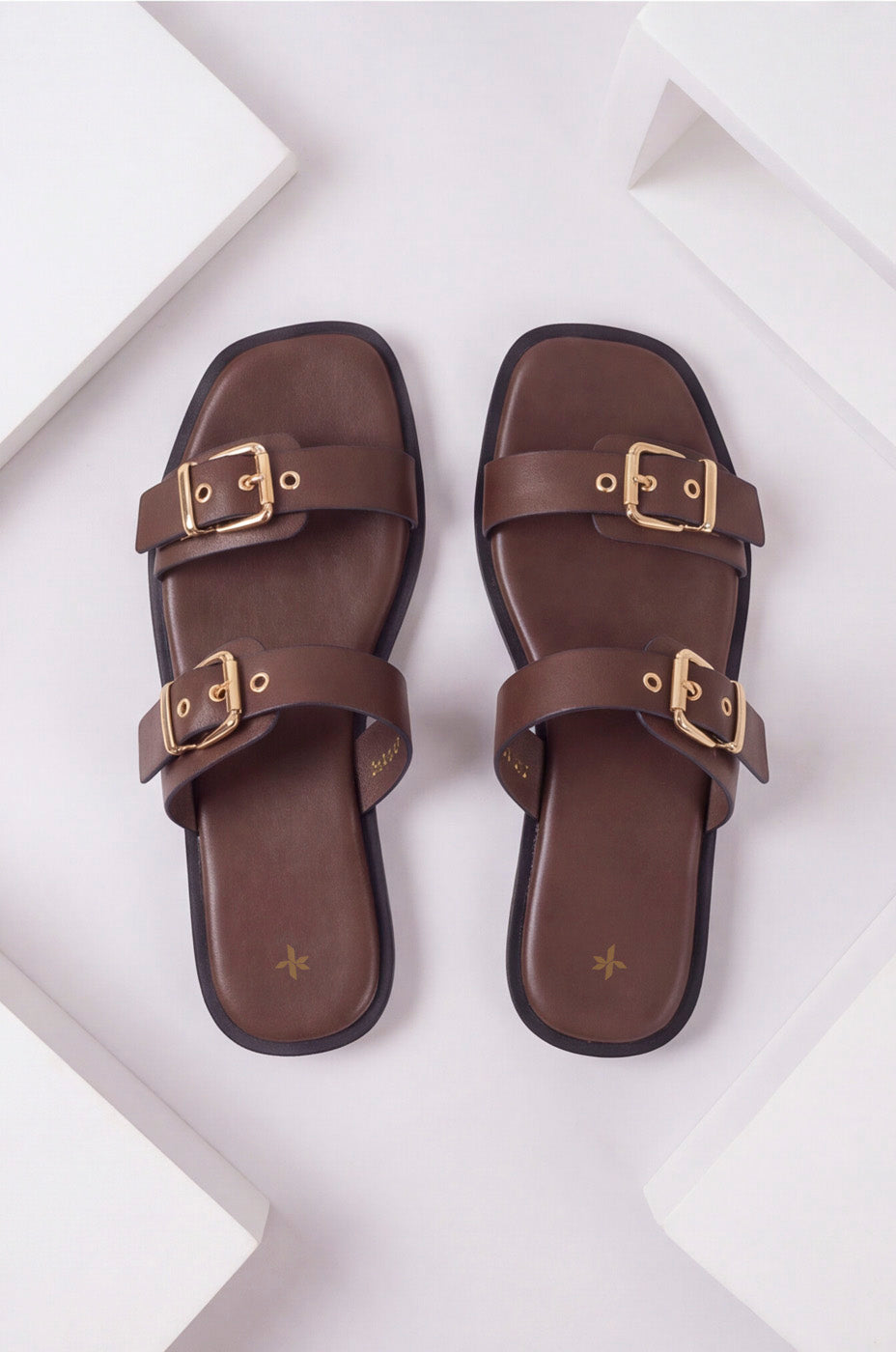 DOUBLE BUCKLE SLIDES