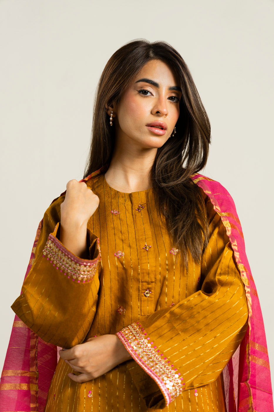 RTW | SHIRT & DUPATTA