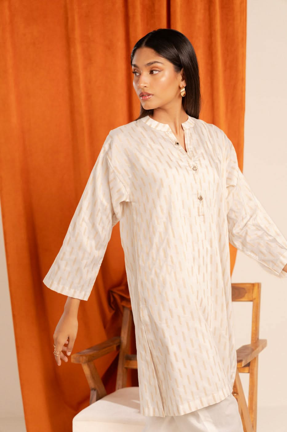 RTW | SHIRT & DUPATTA