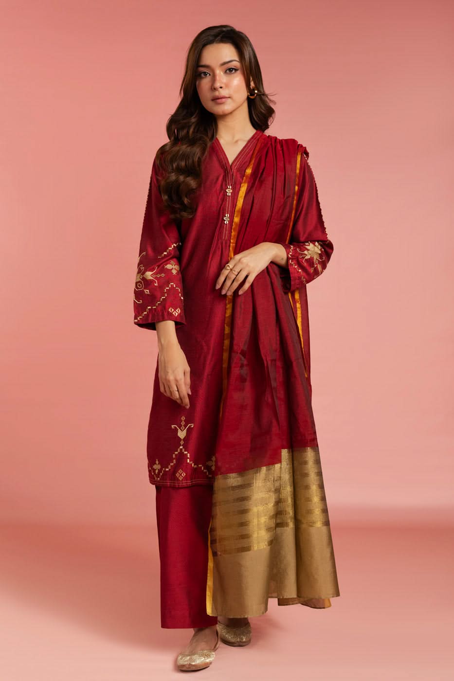 RTW | SHIRT, TROUSER & DUPATTA