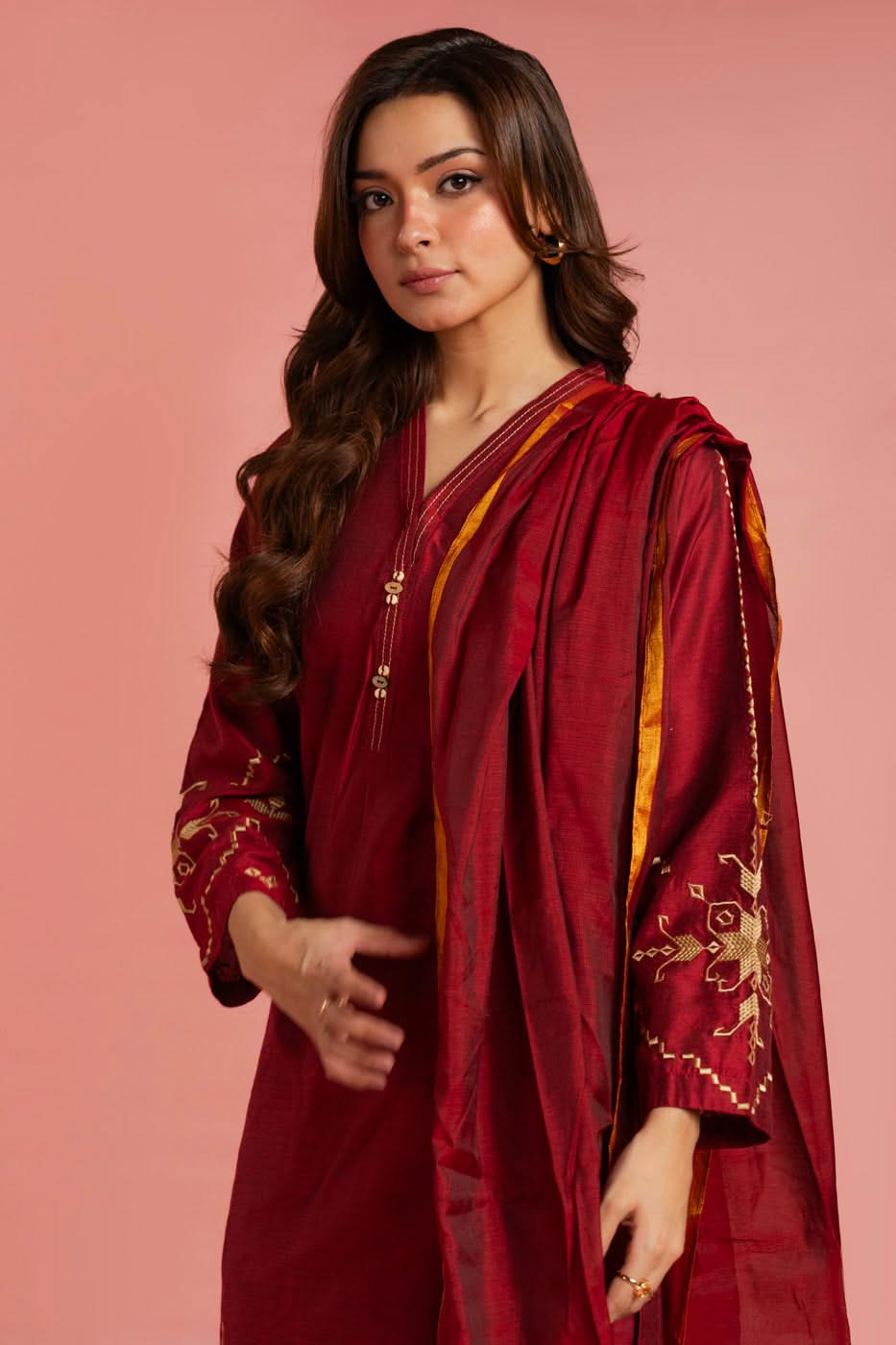 RTW | SHIRT, TROUSER & DUPATTA