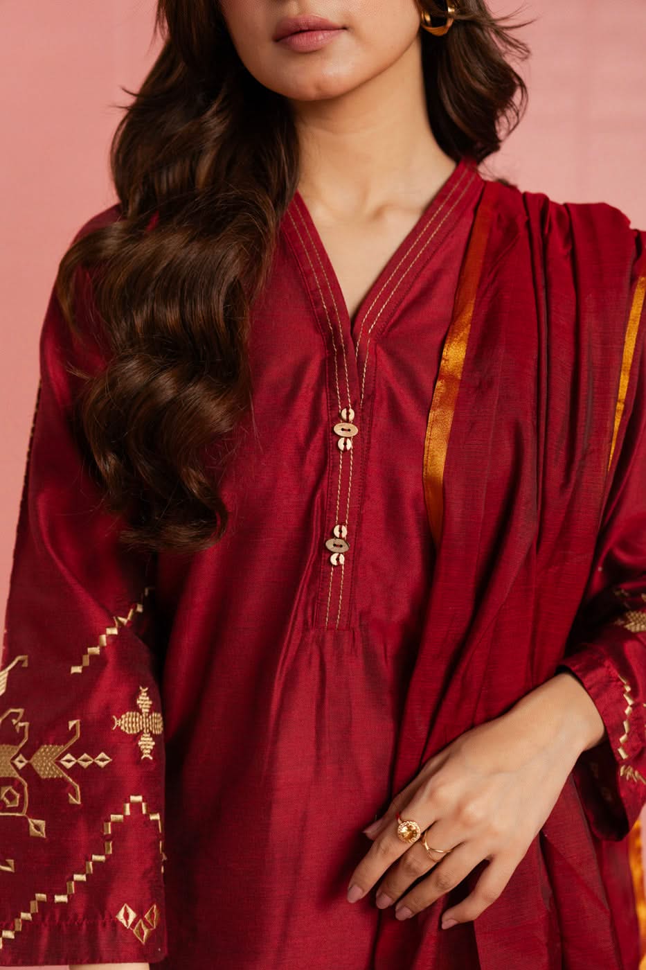 RTW | SHIRT, TROUSER & DUPATTA