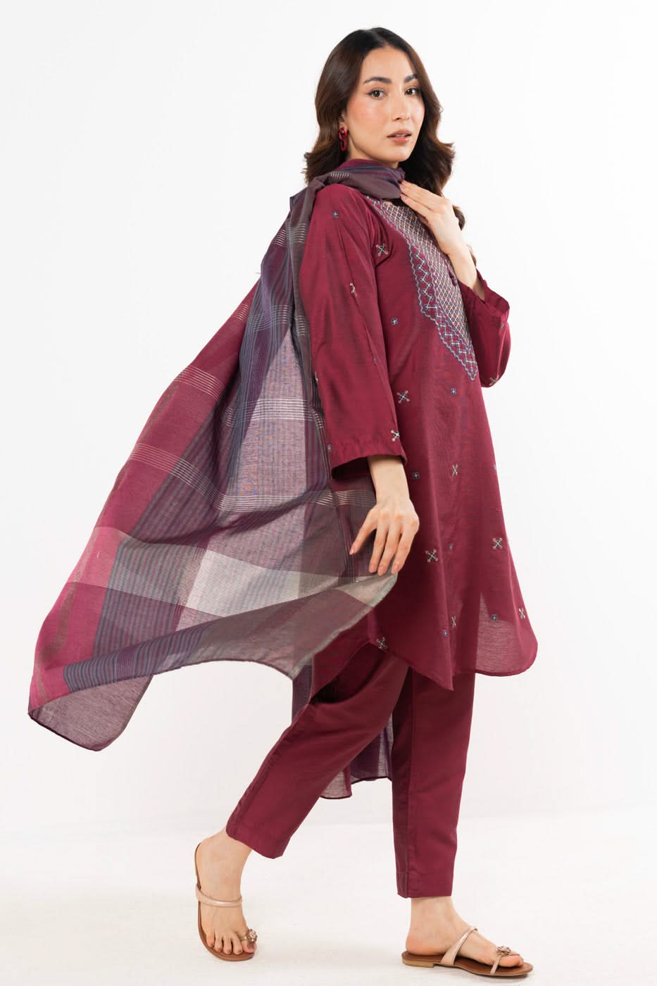 RTW | SHIRT, TROUSER & DUPATTA