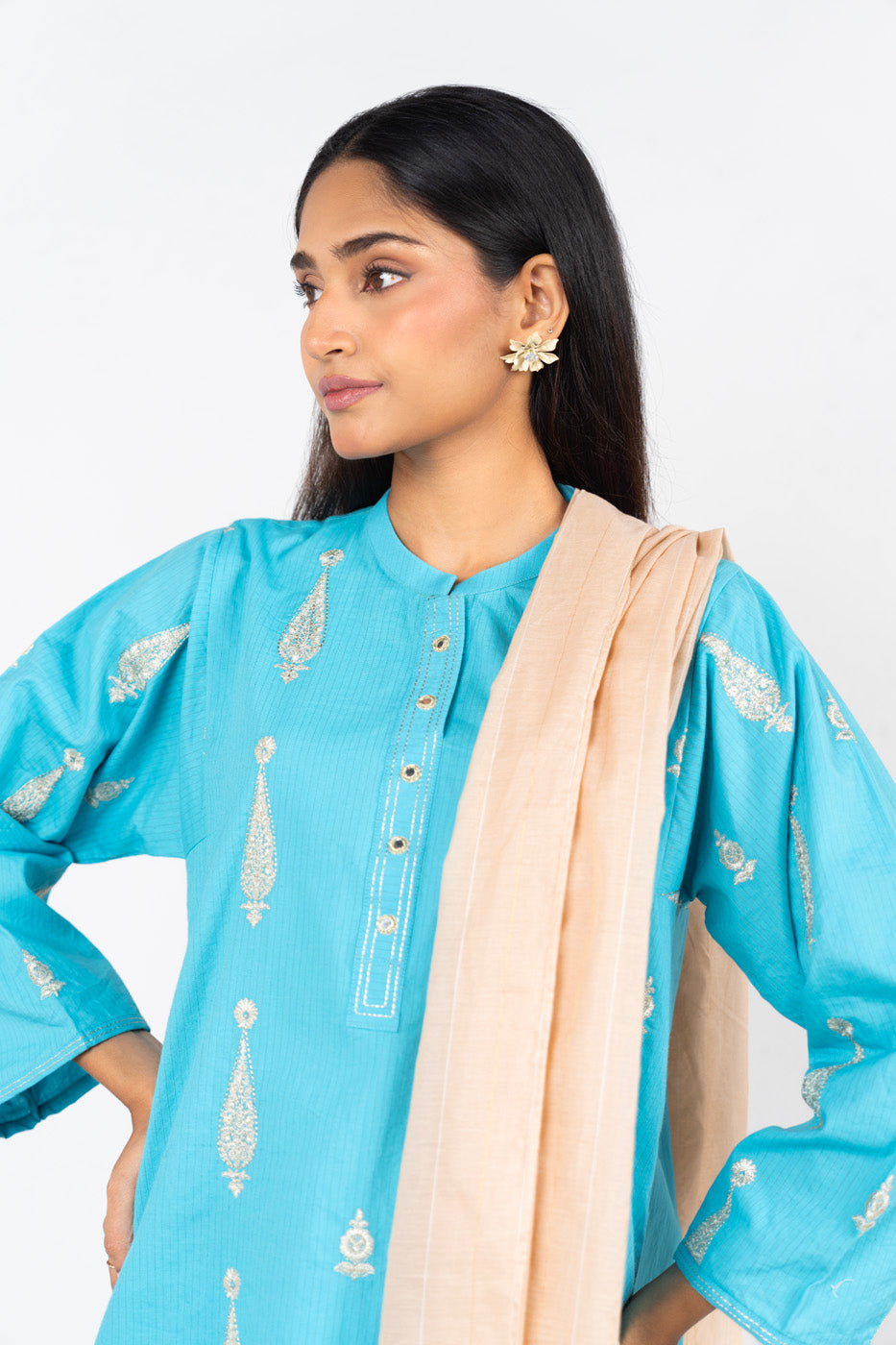 RTW | SHIRT, CULOTTE & DUPATTA