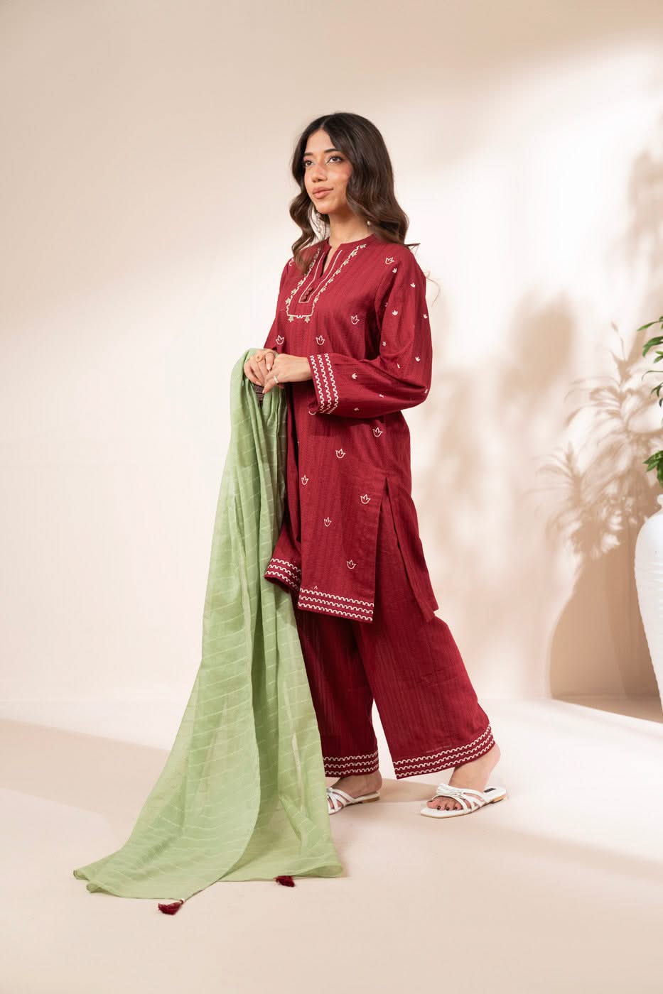 RTW | SHIRT, TROUSER & DUPATTA