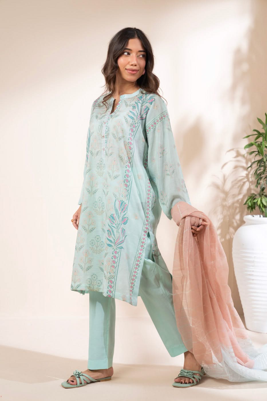 RTW | SHIRT & DUPATTA