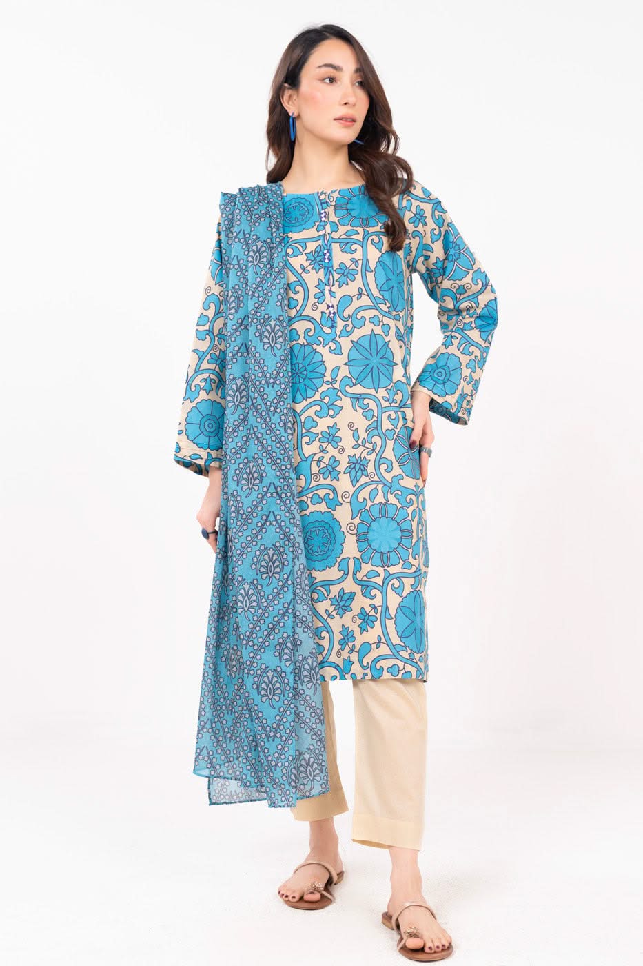 RTW | SHIRT, TROUSER & DUPATTA