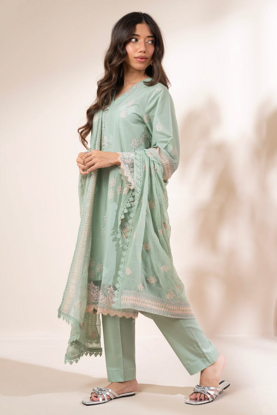 RTW | SHIRT, TROUSER & DUPATTA