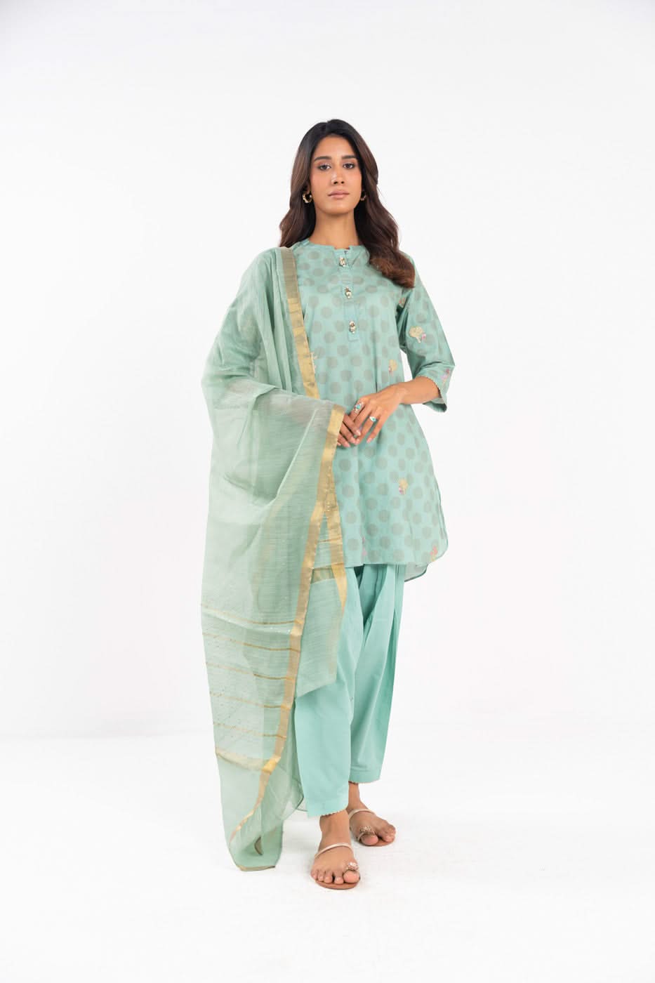 RTW | SHIRT & DUPATTA