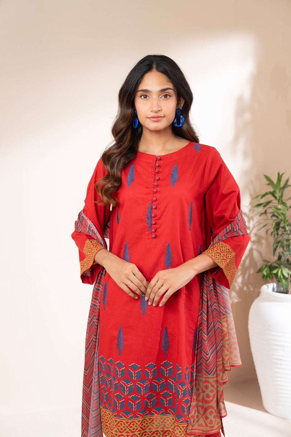 RTW  | SHIRT, TROUSER & DUPATTA