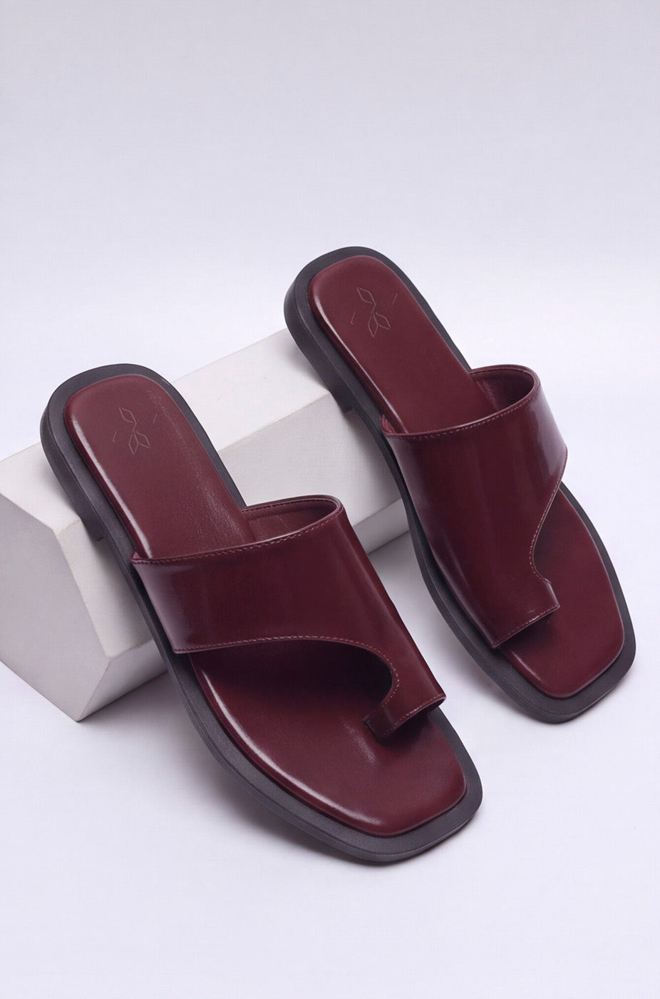 Braided Band Heels – Wine