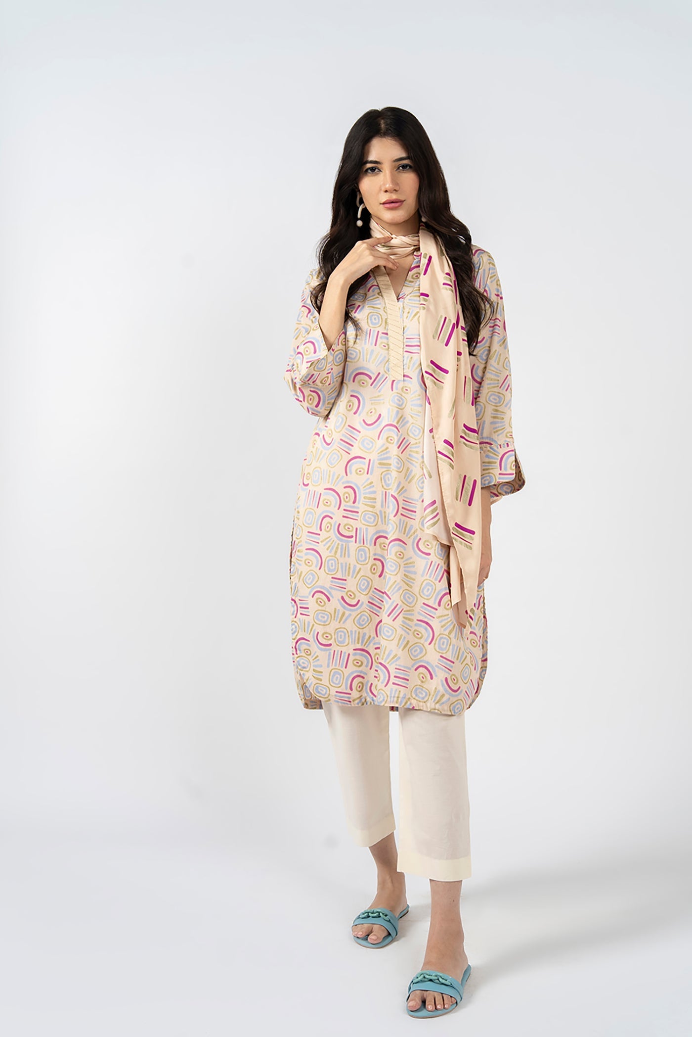 RTW | SHIRT & DUPATTA