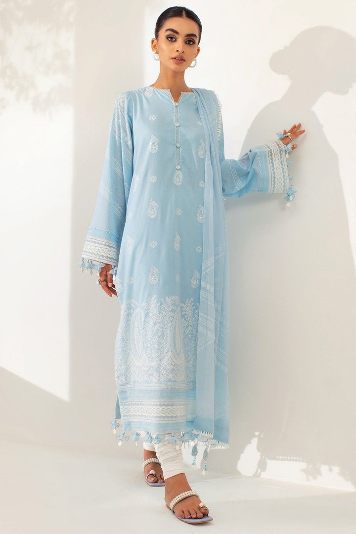 2 Pc Embroidered Lawn Suit