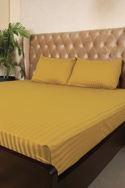 Printed Satin Luxury Bedsheet Set T-300