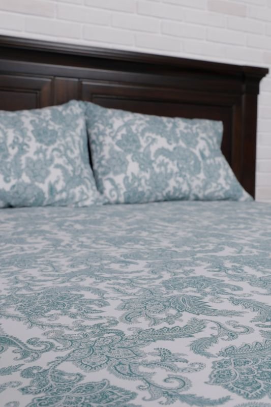 Printed Cotton Bedsheet Set T-200-Single
