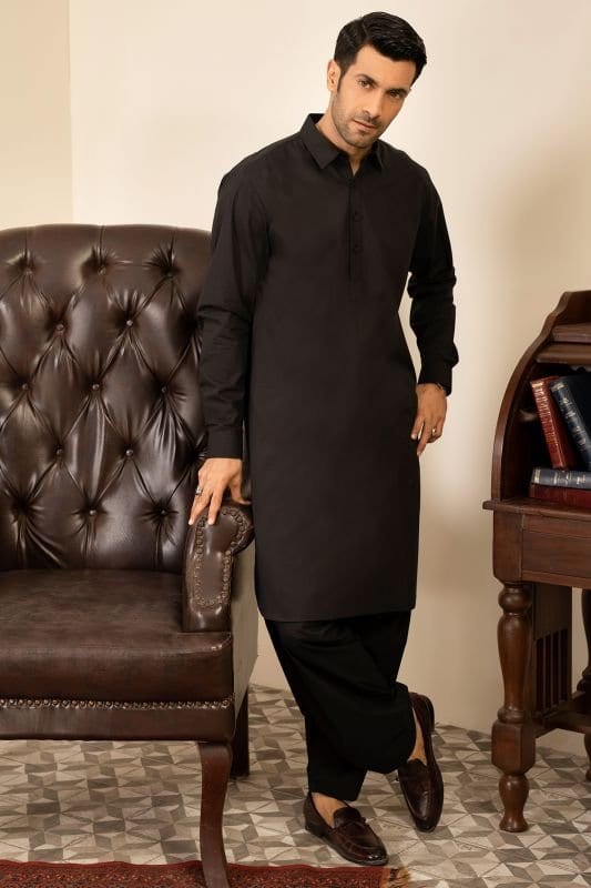 Dyed Cotton Shalwar Kameez