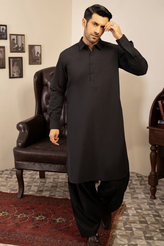 Dyed Cotton Shalwar Kameez