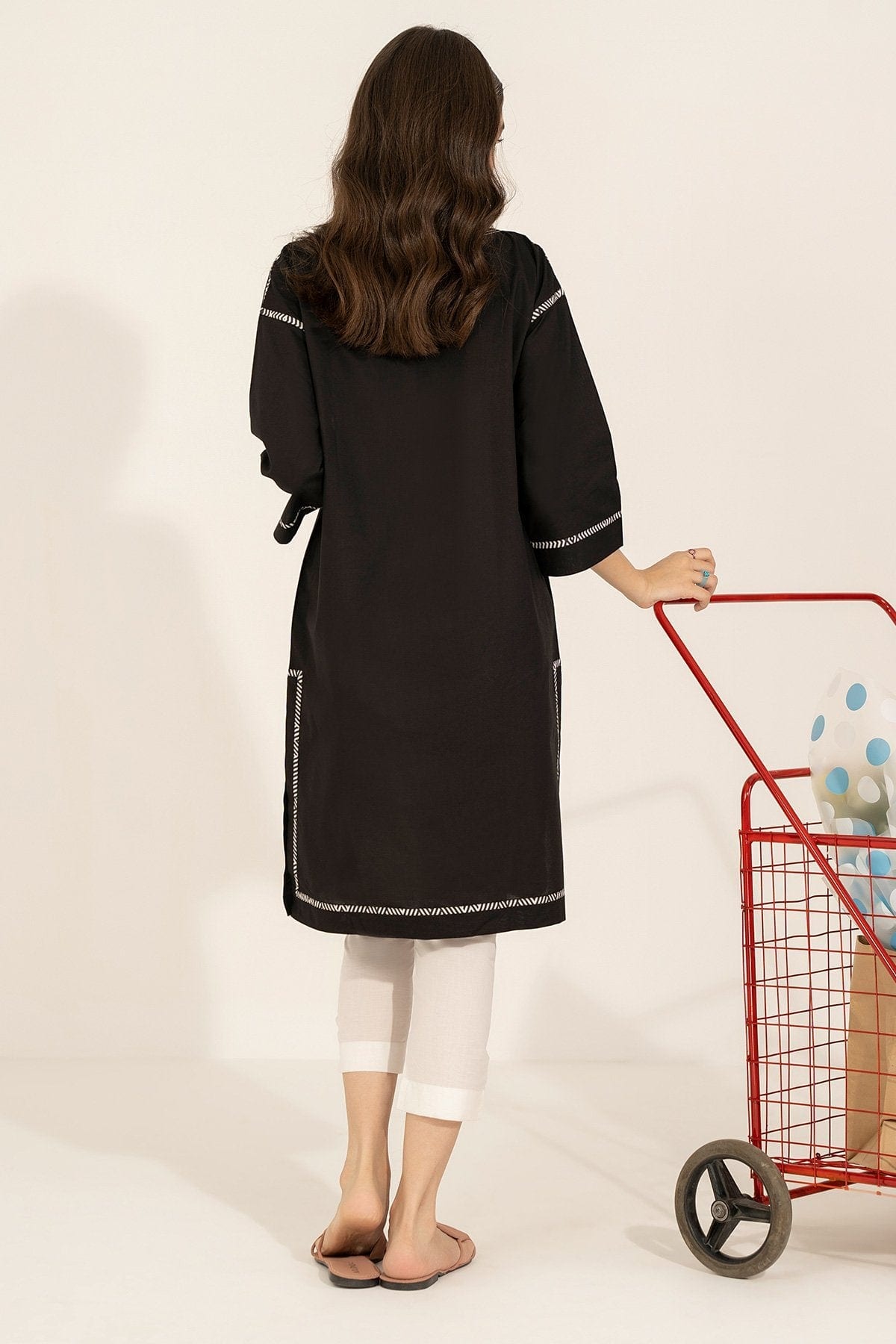 Dyed Lawn Kurti