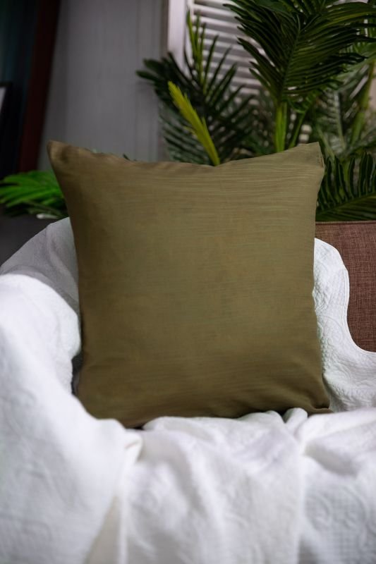 Dyed Cotton Cushion Cover